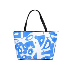 Blue Summer Design Shoulder Handbags by Valentinaart