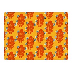 Bugs Eat Autumn Leaf Pattern Double Sided Flano Blanket (mini)  by CreaturesStore