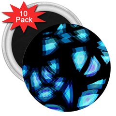 Blue Light 3  Magnets (10 Pack)  by Valentinaart