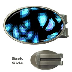 Blue Light Money Clips (oval)  by Valentinaart