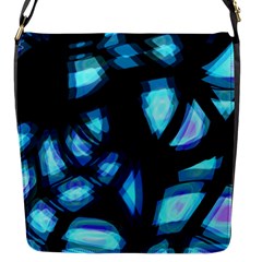 Blue Light Flap Messenger Bag (s) by Valentinaart