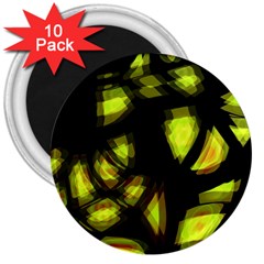 Yellow Light 3  Magnets (10 Pack)  by Valentinaart