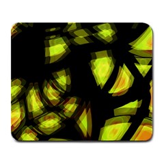 Yellow Light Large Mousepads by Valentinaart