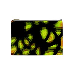 Yellow Light Cosmetic Bag (medium)  by Valentinaart