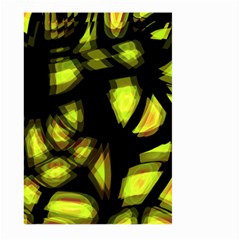 Yellow Light Large Garden Flag (two Sides) by Valentinaart