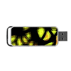 Yellow Light Portable Usb Flash (one Side) by Valentinaart