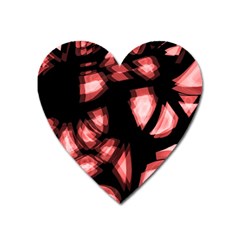 Red Light Heart Magnet by Valentinaart