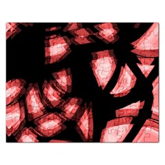 Red Light Rectangular Jigsaw Puzzl by Valentinaart