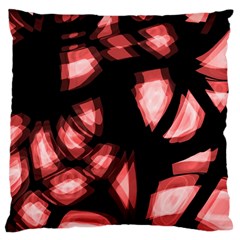 Red Light Large Cushion Case (two Sides) by Valentinaart