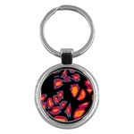 Hot, hot, hot Key Chains (Round)  Front