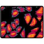 Hot, hot, hot Double Sided Fleece Blanket (Large)  80 x60  Blanket Back