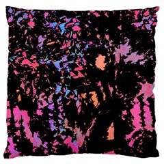 Put Some Colors    Large Cushion Case (two Sides) by Valentinaart