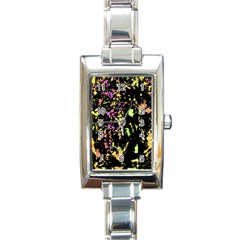 Good Mood Rectangle Italian Charm Watch by Valentinaart