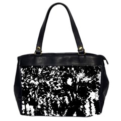 Black and white miracle Office Handbags (2 Sides) 