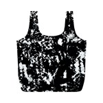 Black and white miracle Full Print Recycle Bags (M)  Front