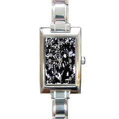 Little bit of blue Rectangle Italian Charm Watch