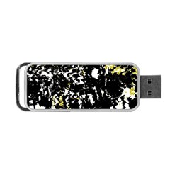 Little Bit Of Yellow Portable Usb Flash (one Side) by Valentinaart