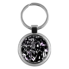 Little Bit Of Purple Key Chains (round)  by Valentinaart