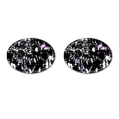 Little Bit Of Purple Cufflinks (oval) by Valentinaart