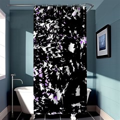 Little Bit Of Purple Shower Curtain 36  X 72  (stall)  by Valentinaart