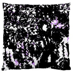 Little Bit Of Purple Large Cushion Case (one Side) by Valentinaart