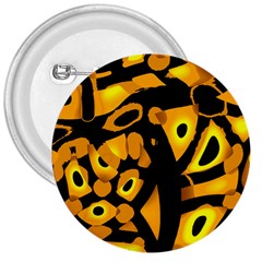 Yellow Design 3  Buttons by Valentinaart