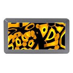 Yellow Design Memory Card Reader (mini) by Valentinaart