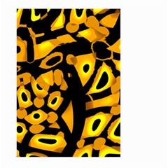 Yellow Design Large Garden Flag (two Sides) by Valentinaart