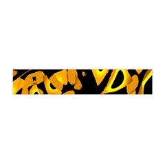 Yellow Design Flano Scarf (mini)