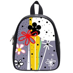 Flowers School Bags (small)  by Valentinaart