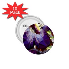 Purple Abstract Geometric Dream 1 75  Buttons (10 Pack) by DanaeStudio