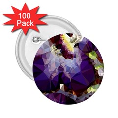 Purple Abstract Geometric Dream 2 25  Buttons (100 Pack)  by DanaeStudio