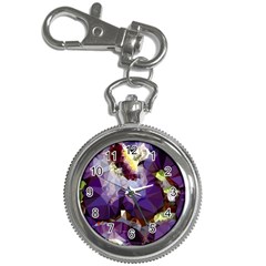 Purple Abstract Geometric Dream Key Chain Watches by DanaeStudio