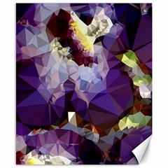 Purple Abstract Geometric Dream Canvas 8  X 10  by DanaeStudio