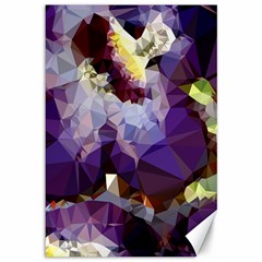 Purple Abstract Geometric Dream Canvas 12  X 18   by DanaeStudio