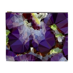 Purple Abstract Geometric Dream Cosmetic Bag (xl) by DanaeStudio