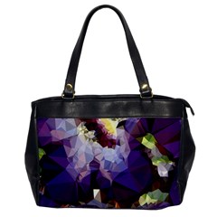 Purple Abstract Geometric Dream Office Handbags by DanaeStudio