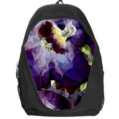 Purple Abstract Geometric Dream Backpack Bag by DanaeStudio