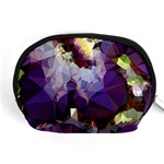 Purple Abstract Geometric Dream Accessory Pouches (Medium)  Front