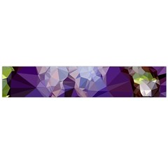 Purple Abstract Geometric Dream Flano Scarf (large)