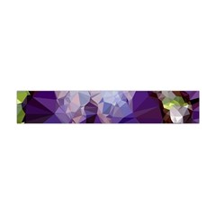 Purple Abstract Geometric Dream Flano Scarf (mini)