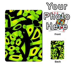 Green Neon Abstraction Multi-purpose Cards (rectangle)  by Valentinaart