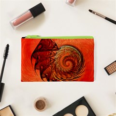 Nautilus Shell Abstract Fractal Cosmetic Bag (xs) by designworld65