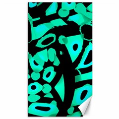 Cyan Design Canvas 40  X 72   by Valentinaart