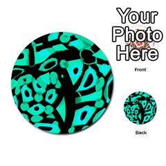 Cyan Design Multi-purpose Cards (round)  by Valentinaart