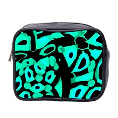 Cyan Design Mini Toiletries Bag 2-side by Valentinaart