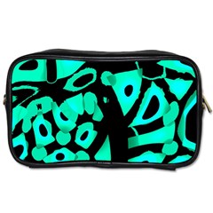 Cyan Design Toiletries Bags by Valentinaart