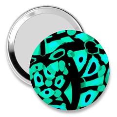 Cyan Design 3  Handbag Mirrors by Valentinaart