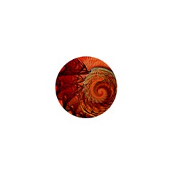 Nautilus Shell Abstract Fractal 1  Mini Buttons by designworld65