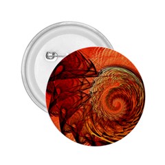 Nautilus Shell Abstract Fractal 2 25  Buttons by designworld65